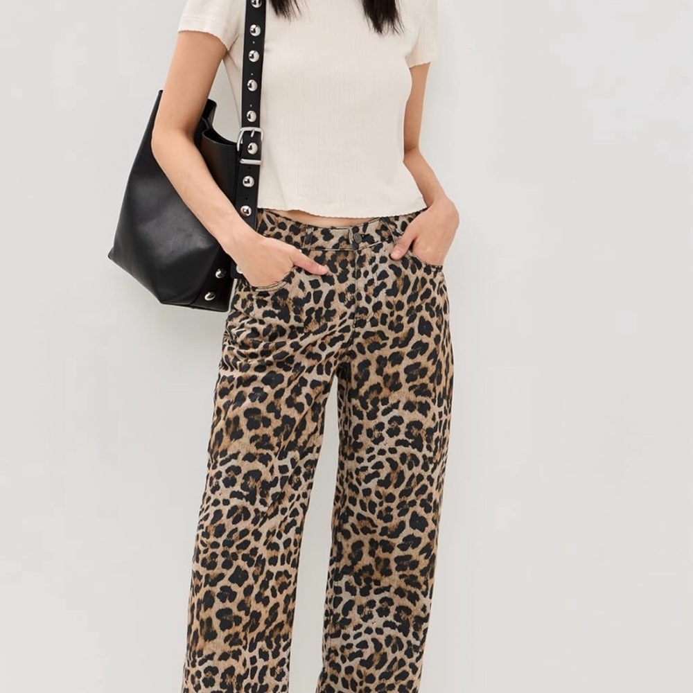 The Ragged Priest leopard wag release jeans